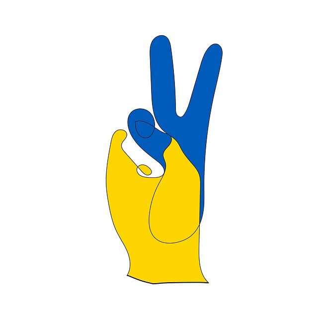 american flag peace sign