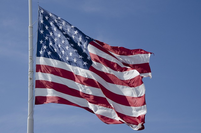 distress american flag