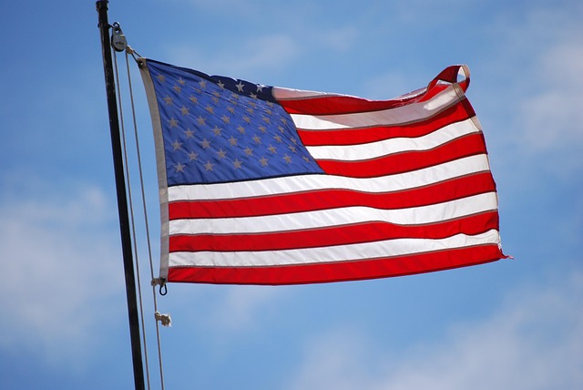 distress american flag
