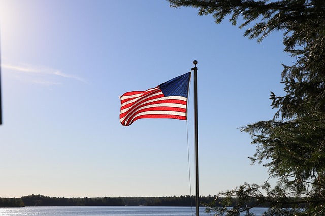small american flags 12x18