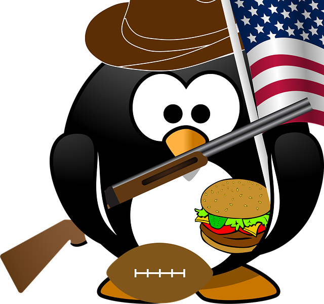 american eagle and flag
