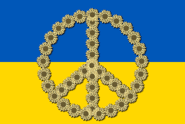 american flag peace sign