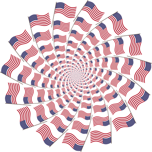 small american flags 12x18