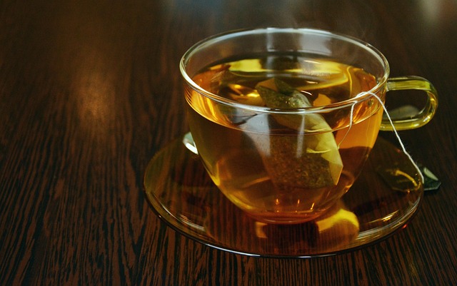 tea stained american flag