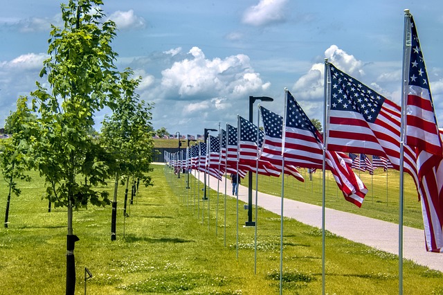 american flag banner