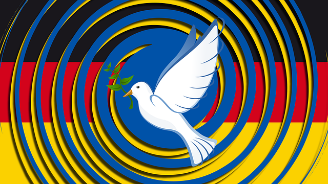 american flag peace sign
