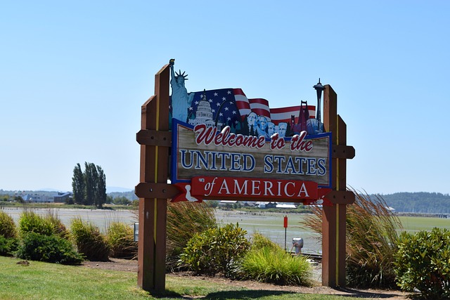 american flag peace sign