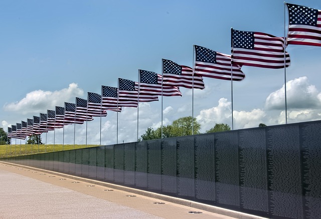 american flag banner