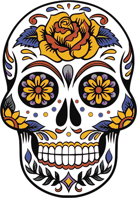 american flag skull