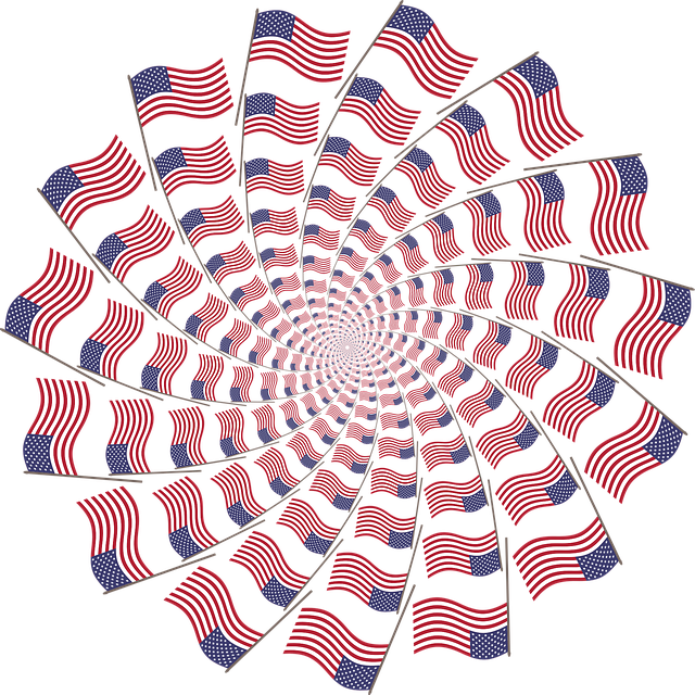 small american flags 12x18