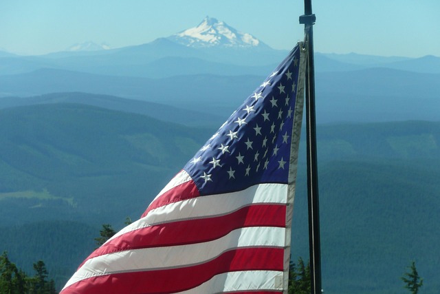 american flag banner