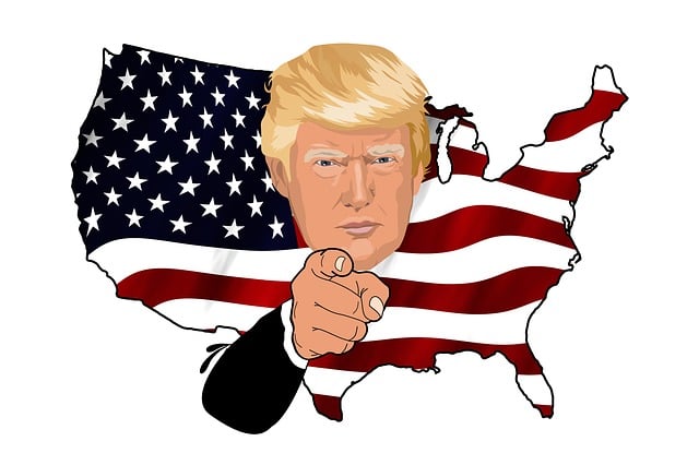 Weatherproof Trump flag made in USA
