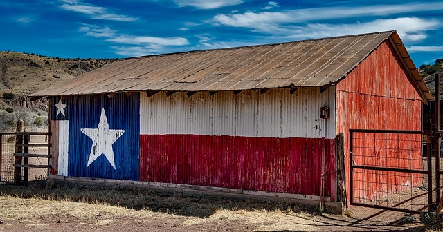 Fade resistant outdoor Stars and Bars flag