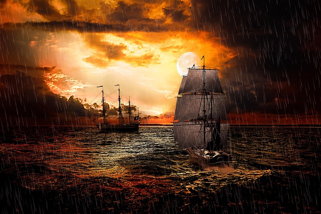 outdoor pirate flags