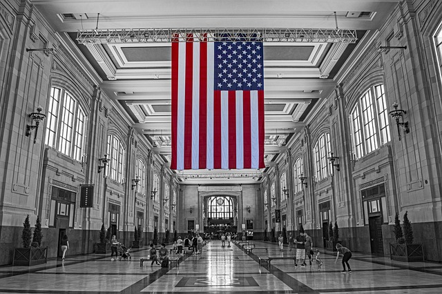 small american flags 12x18